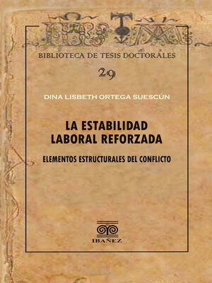 cover image of La estabilidad laboral reforzada